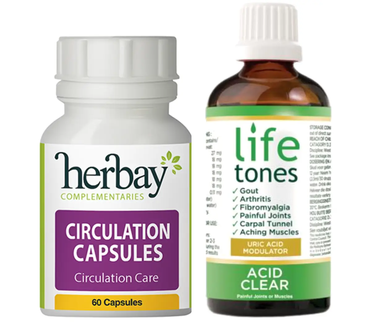 Gout Relief & Prevention Combo – Uric Acid, Circulation & Nerve Support (Herbal Formula)