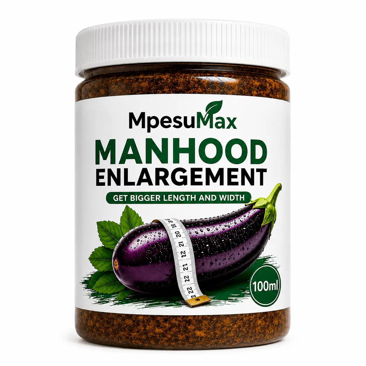 MpesuMax Manhood Enlargement Herbs for Men 100ml - Premium African Penis Enlargement Herbal Blend